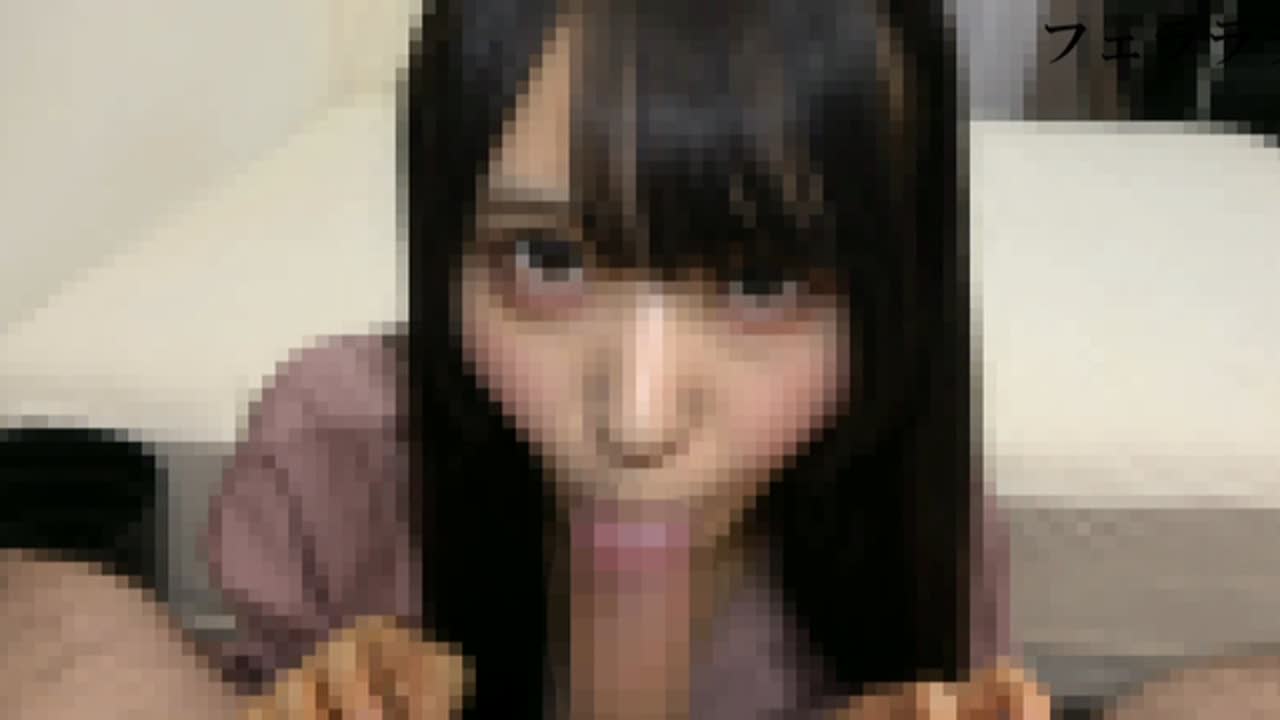 超絶キャワワなのに舌使いが最高にイヤラシイ！素人女子のしゃぶりまくりフェラチオ→口内射精ザーメン